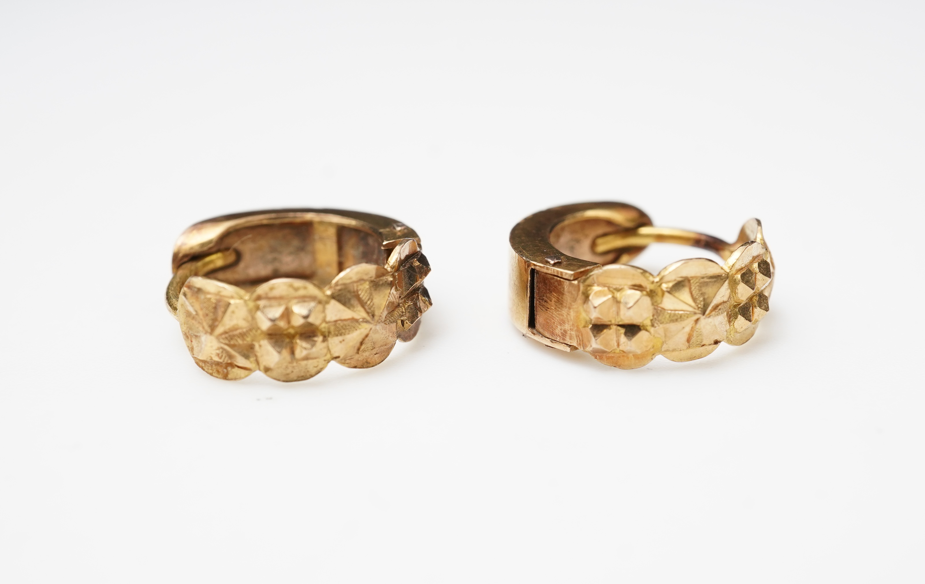 Two pendants and a pair of earrings